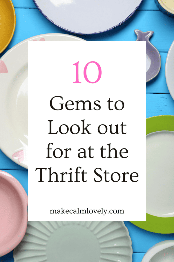 10 Gems to Look out for at the Thrift Store