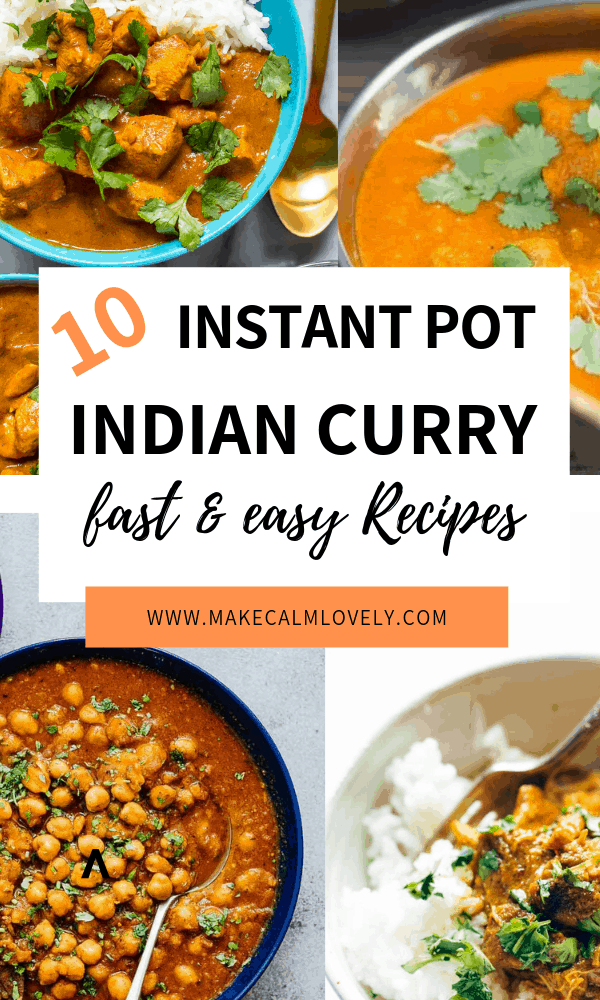 Instant Pot Indian curries