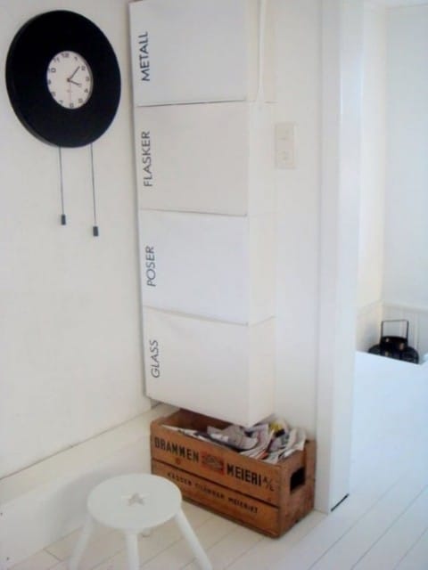 White IKEA Trones unit.