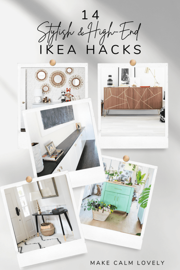14 Stylish & High End IKEA Hacks