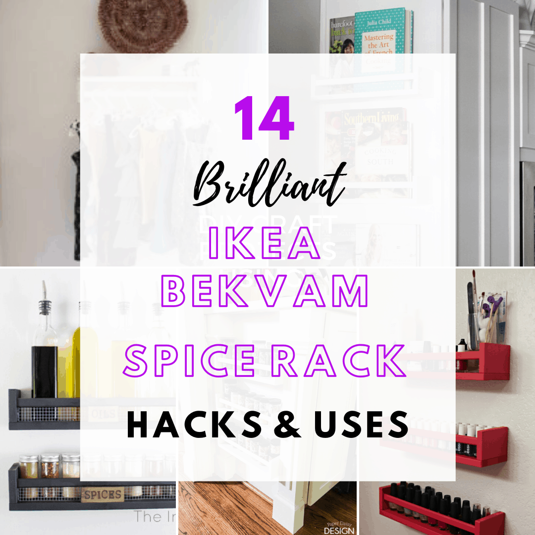 14 Brilliant IKEA Bekvam Spice Rack Hacks & Uses Square Make Calm Lovely