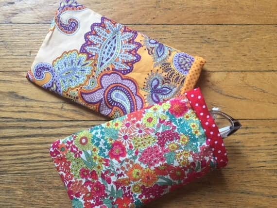 DIY sewing project for glasses case
