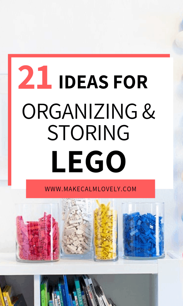 organize & store kids Lego bricks