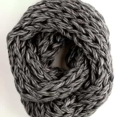 Arm knitted cowl