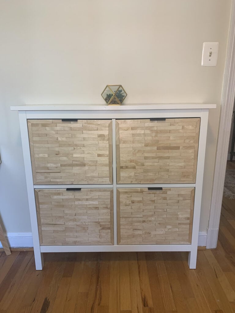 Ikea Hemnes Shoe Cabinet Diy Hack With Popsicle Sticks 3207