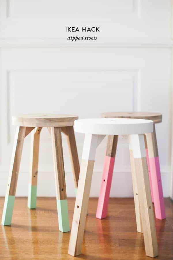 IKEA dipped stools hack