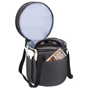 Black carrying case for Instant Pot