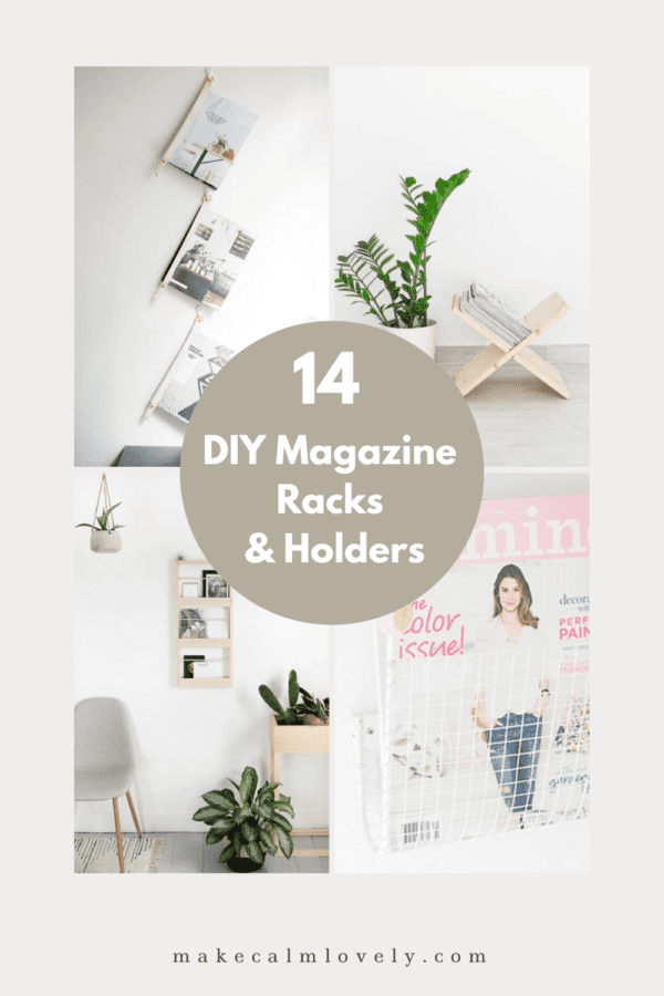 14 DIY Magazine Racks & Holders