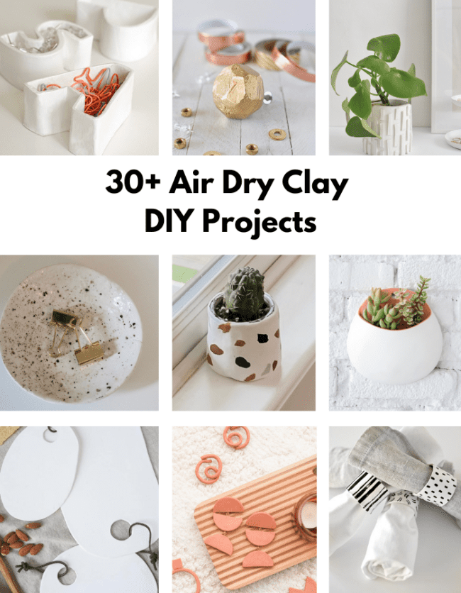 30+ Air Dry Clay DIY Projects