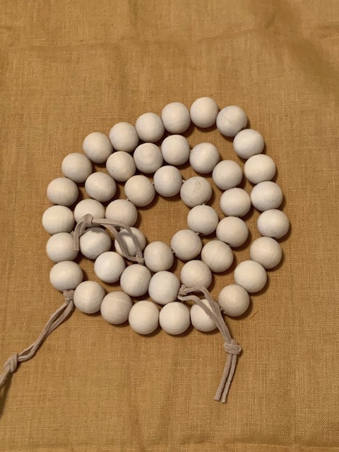 Wooden bead trivets