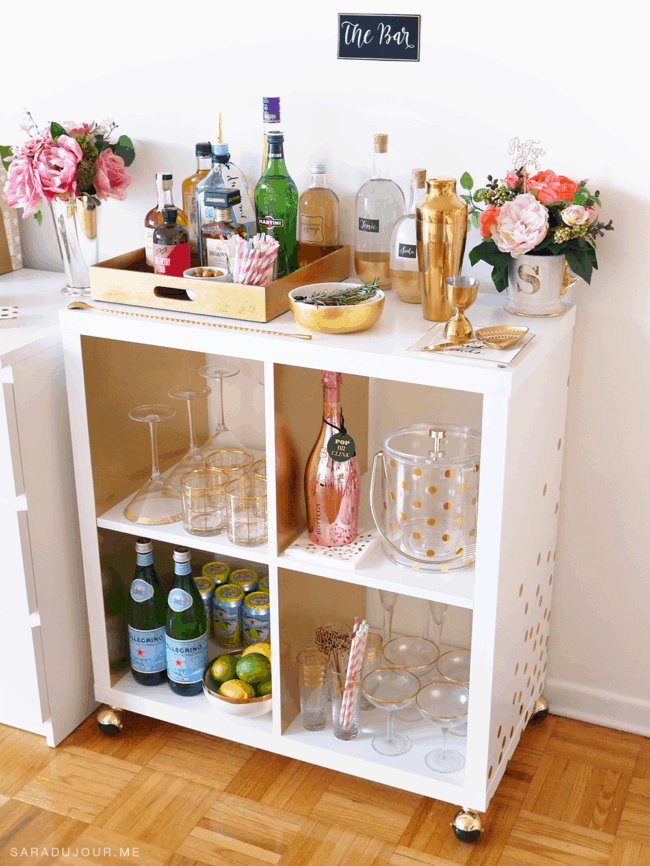Stylish Bar Carts to DIY for your home