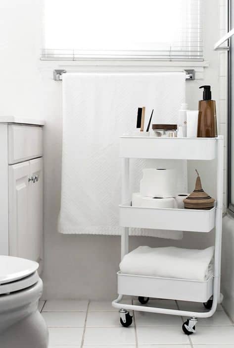 15 Great uses for the IKEA Raskog cart #IKEA #IKEA Hacks #Hacks #Raskog #cart