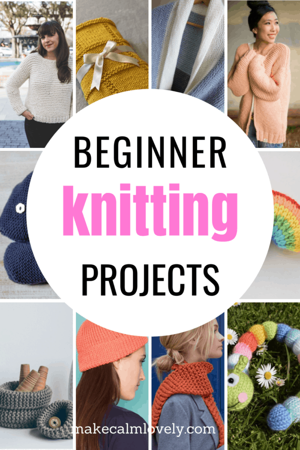 Beginner knitting projects