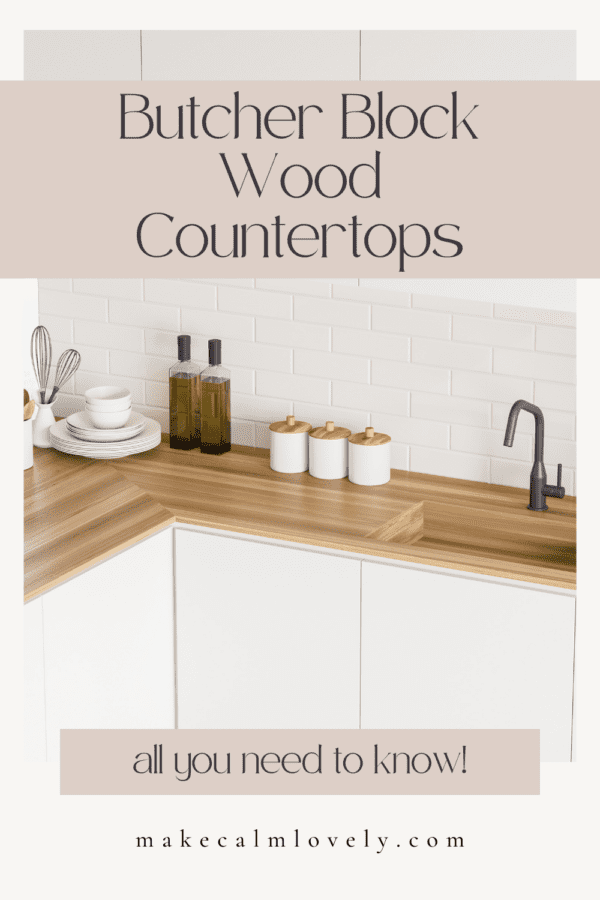 Wood countertops