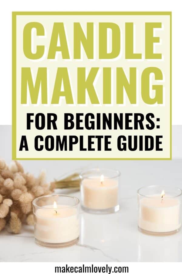 candle making for beginners.