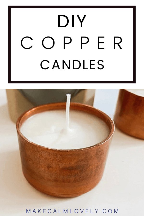 DIY Copper Candles