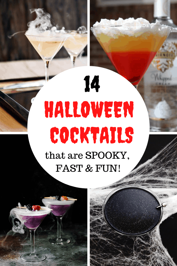 14 Halloween Cocktails Recipes that are Spooky, Fast & Fun
