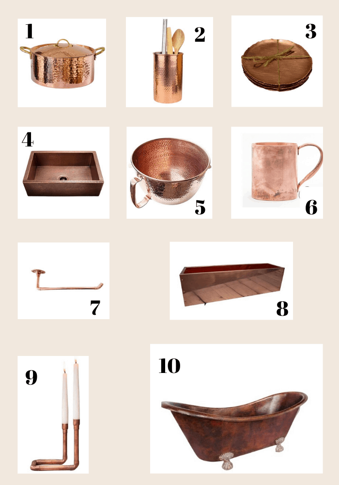 10 Pretty Copper Things for your Home
