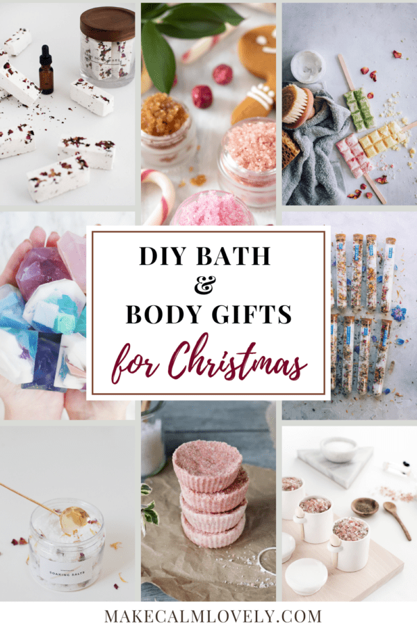 DIY Bath & Body Gifts for Christmas