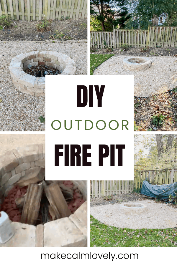 Outdoor Fire Pit Weekend Diy Project