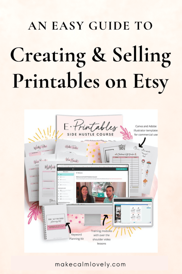 An Easy Guide to Creating and Selling Printables on Etsy