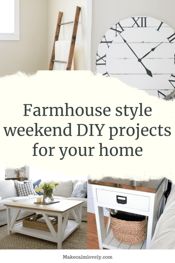 15 Farmhouse Style Weekend Projects for your Home