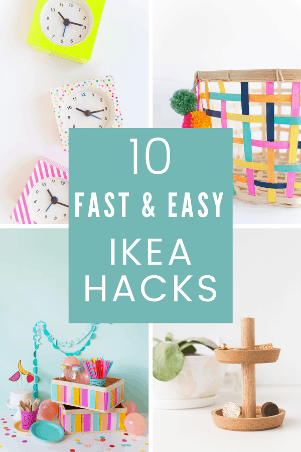 10 Fast and Easy IKEA Hacks DIY Projects