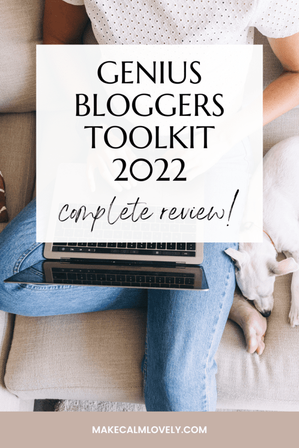 Genius Bloggers Toolkit 2022 - complete review, recommendations & bonus!