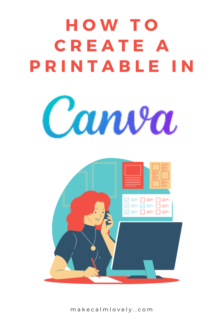 How to Create a Printable in Canva