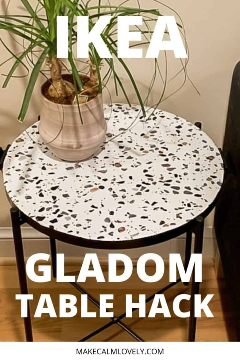 IKEA Gladom Terrazzo Table Hack Make Calm Lovely