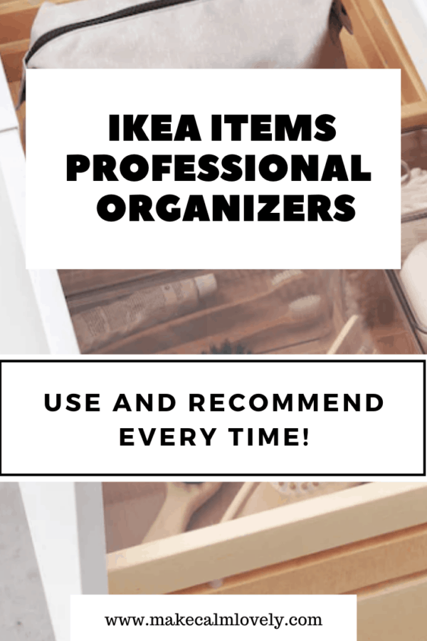 IKEA Items Professional Organizers use & recommend every time #IKEA #organizing #organizers