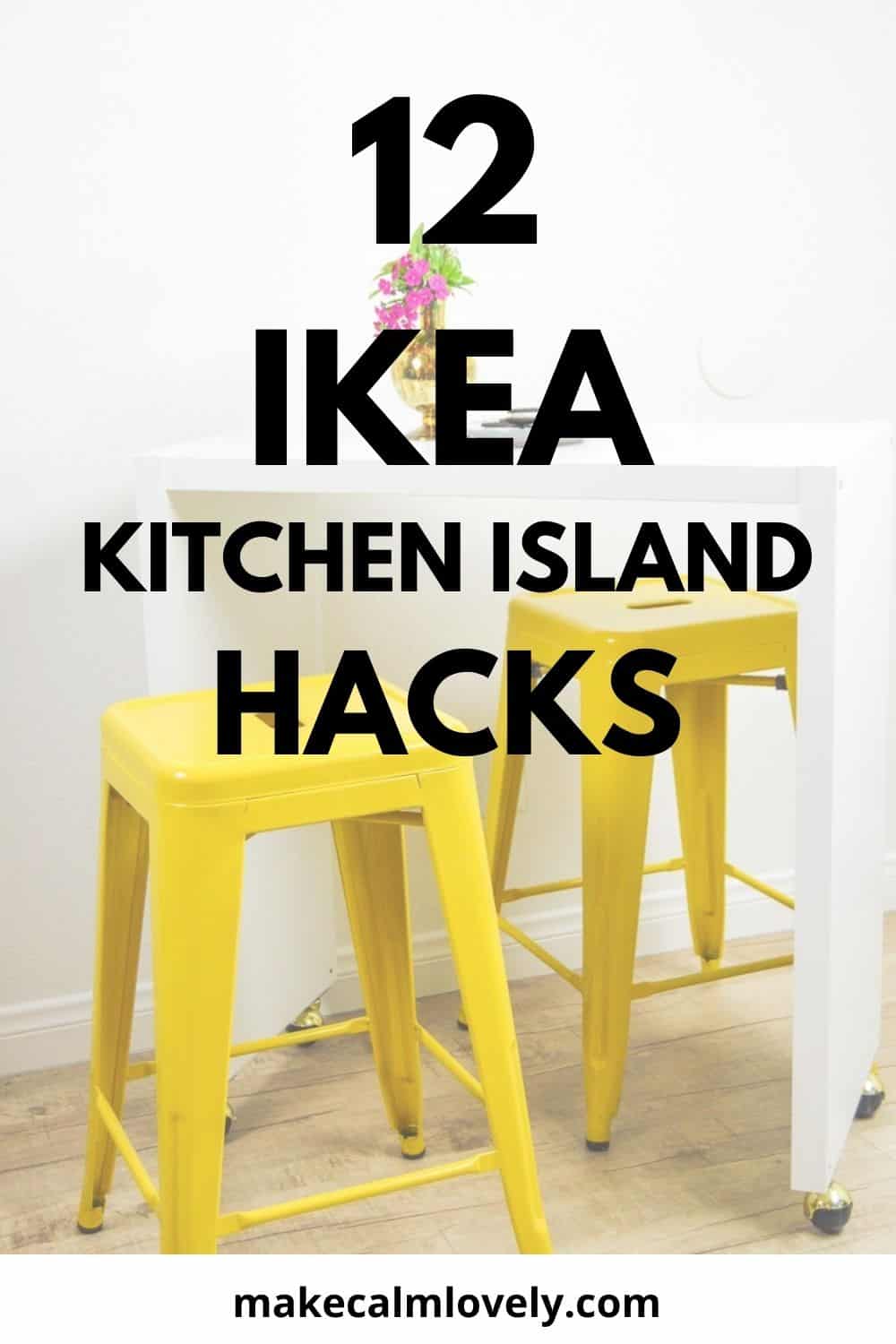 12 IKEA Kitchen Island Hacks that are Useful & Stylish