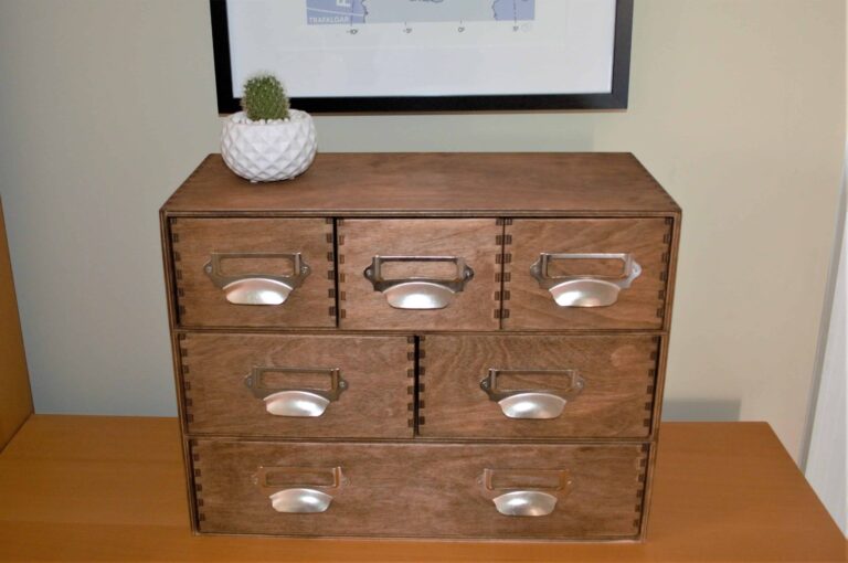 DIY IKEA Moppe Apothecary Storage Chest Hack
