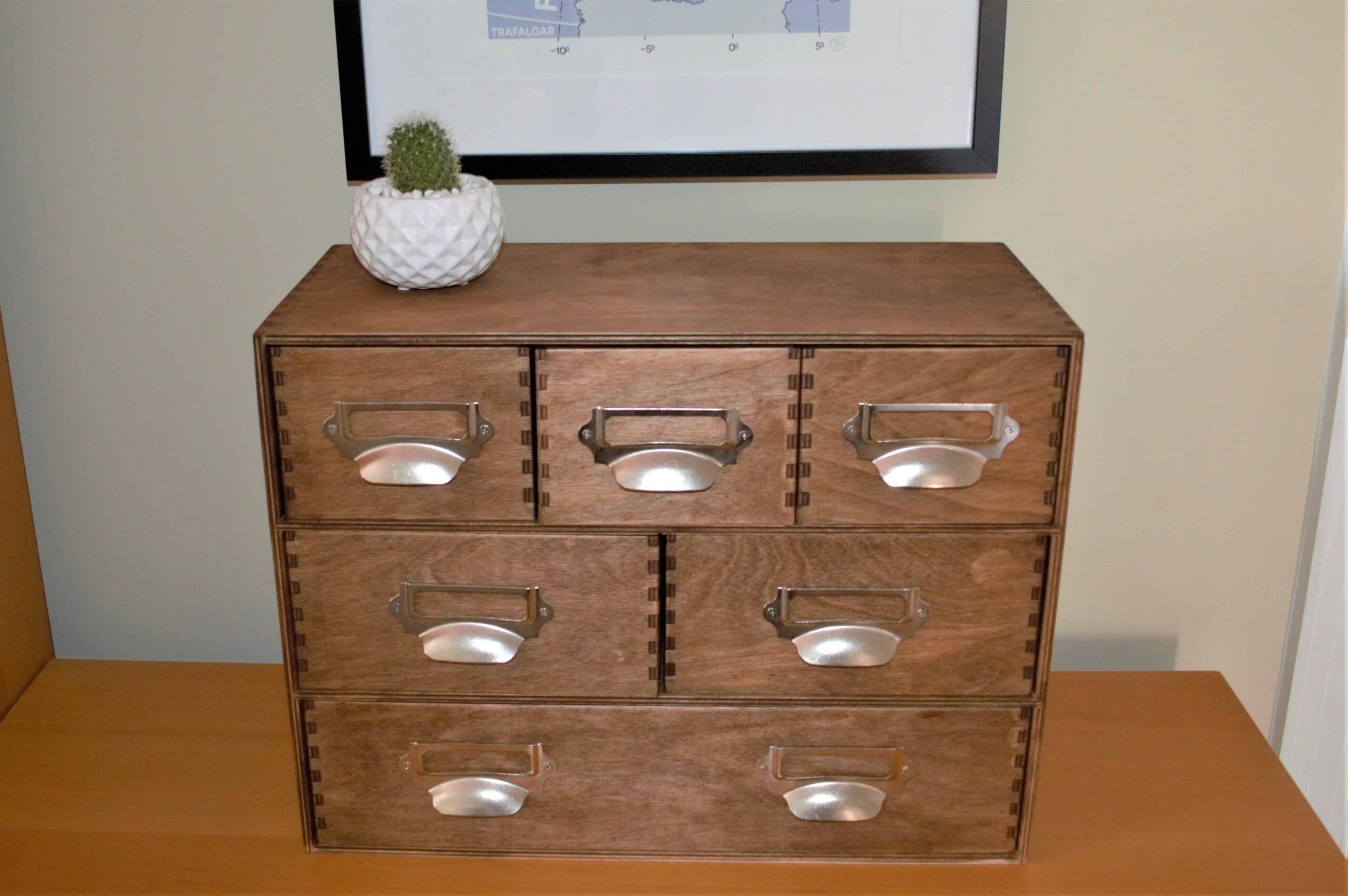 DIY IKEA Moppe Apothecary Storage Chest Hack