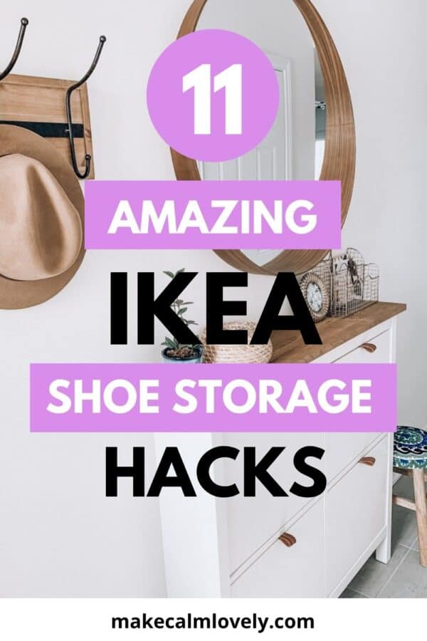 Amazing IKEA Shoe storage hacks for your home.