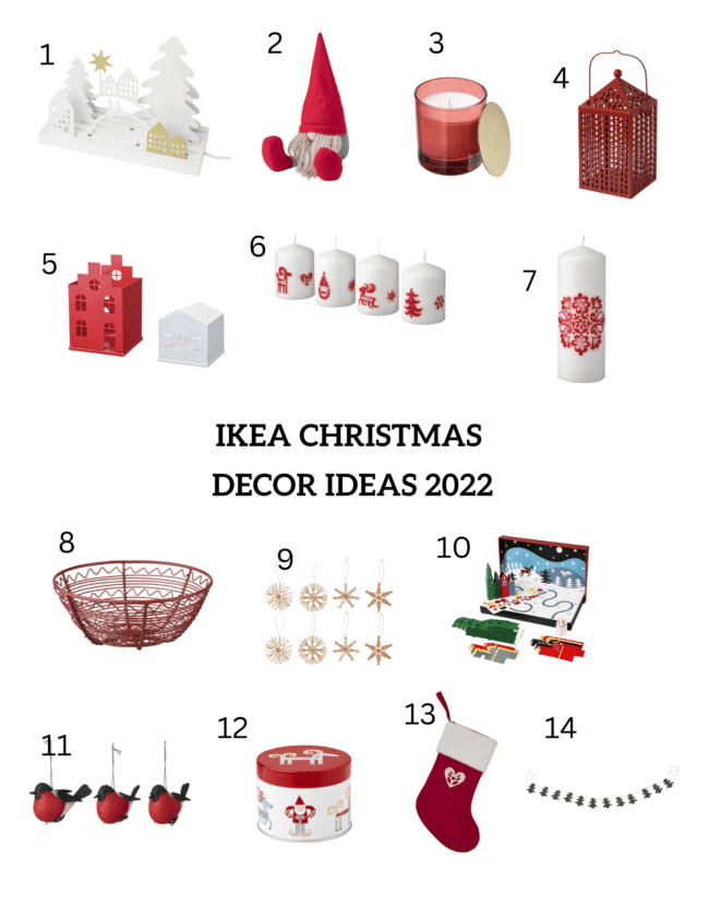 IKEA Christmas decor ideas for 2022