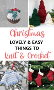 Lovely Easy Things To Knit And Crochet For Christmas