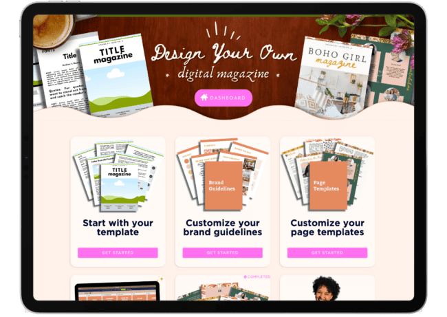 Design your own Digital Magazine Course