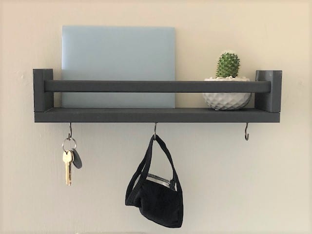 IKEA Bekvam DIY Key Holder Shelf Rack Hack