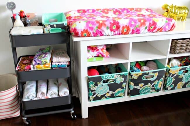 15 Great uses for the IKEA Raskog cart #IKEA #IKEA Hacks #Hacks #Raskog #cart