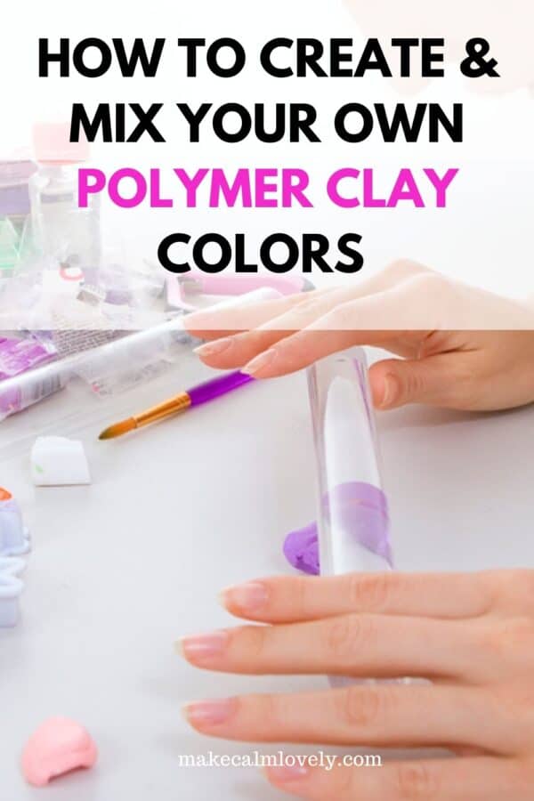 Woman rolling purple clay out with acrylic rolling pin.