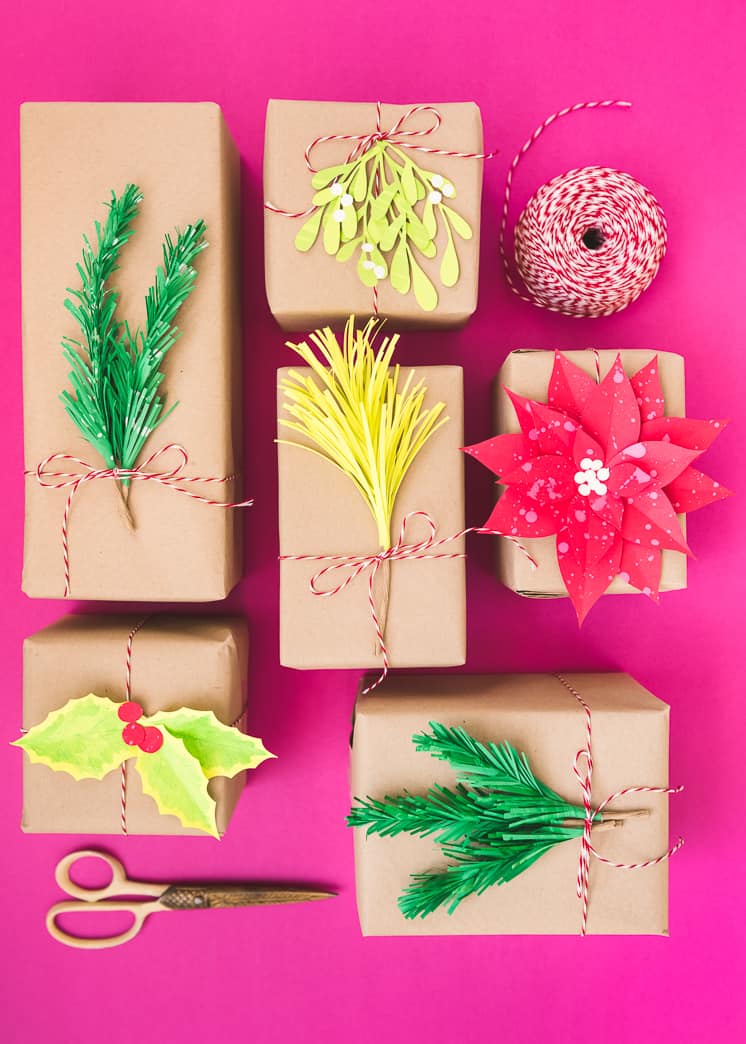 DIY Christmas Holiday Gift & Present Toppers