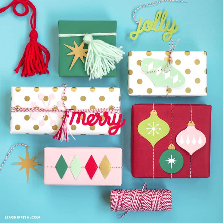 DIY Christmas Holiday Gift & Present Toppers