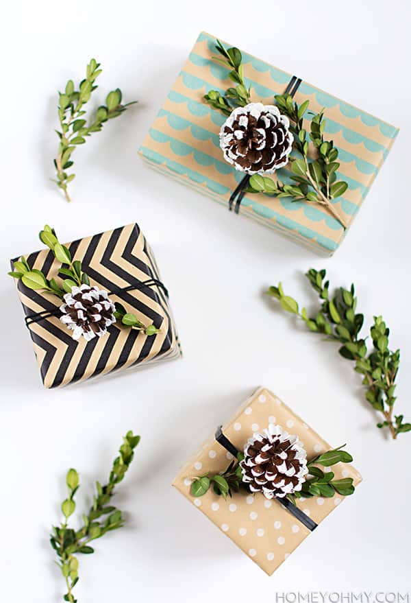DIY Christmas Holiday Gift & Present Toppers