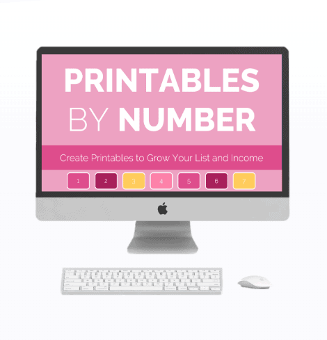 Printables by Number course