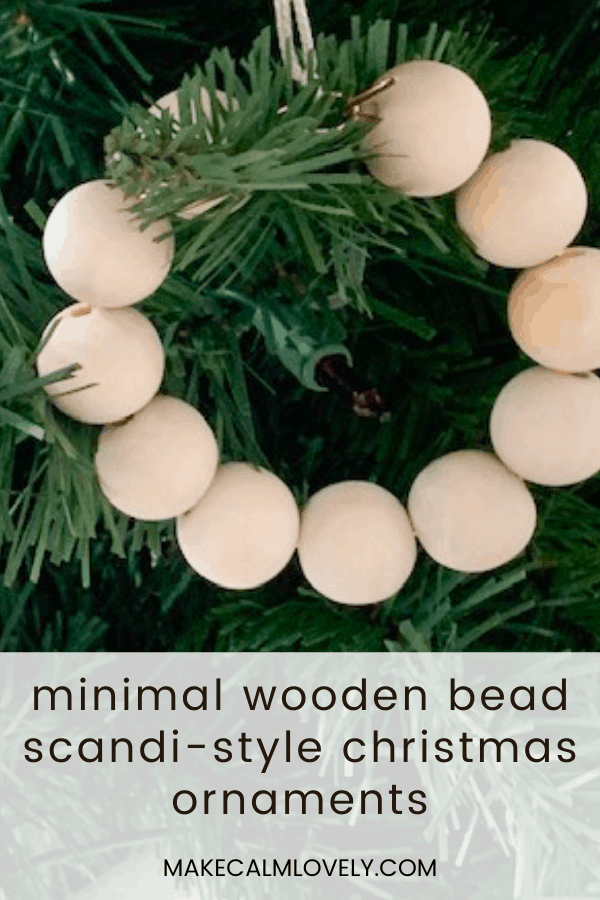 Wooden Bead ornament