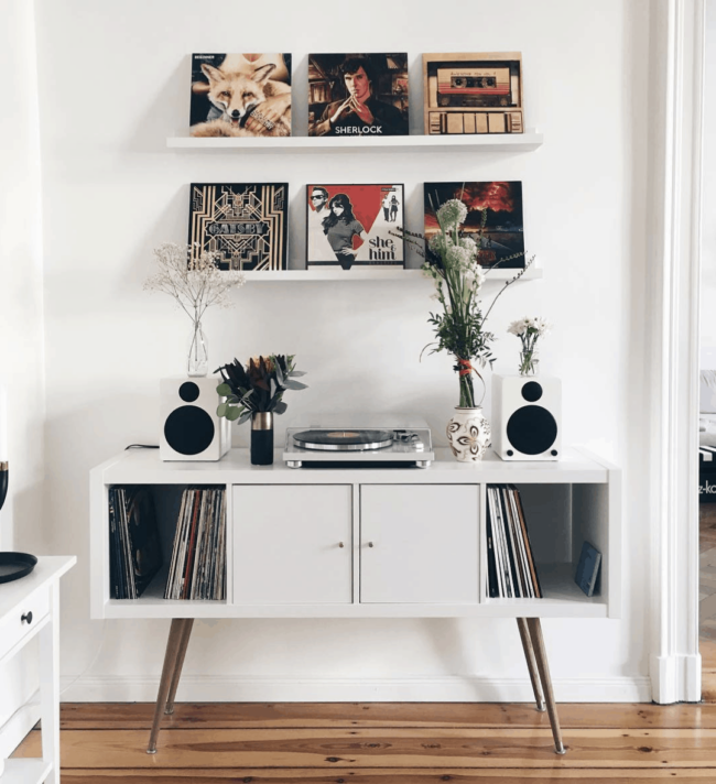 IKEA Hacks & for Vinyl Record Storage -