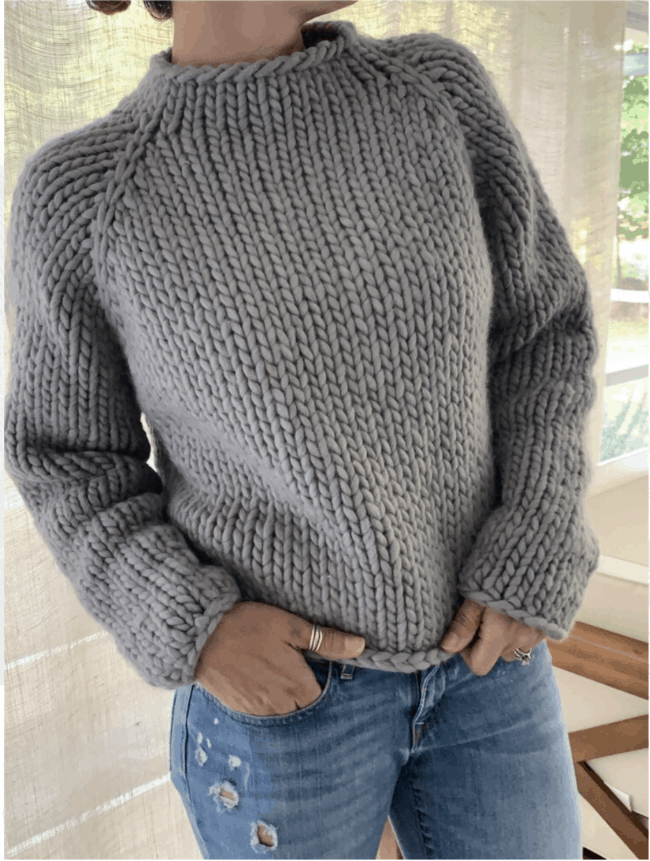 basic jumper knitting pattern free