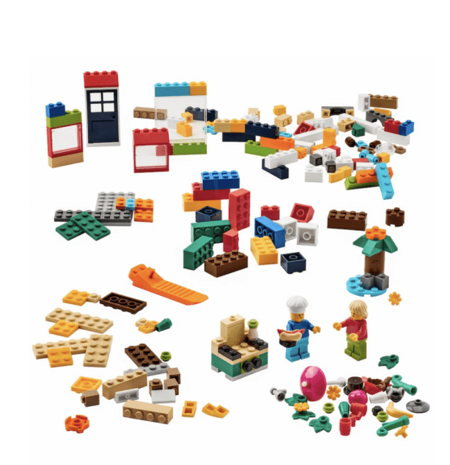 Lego brick set.