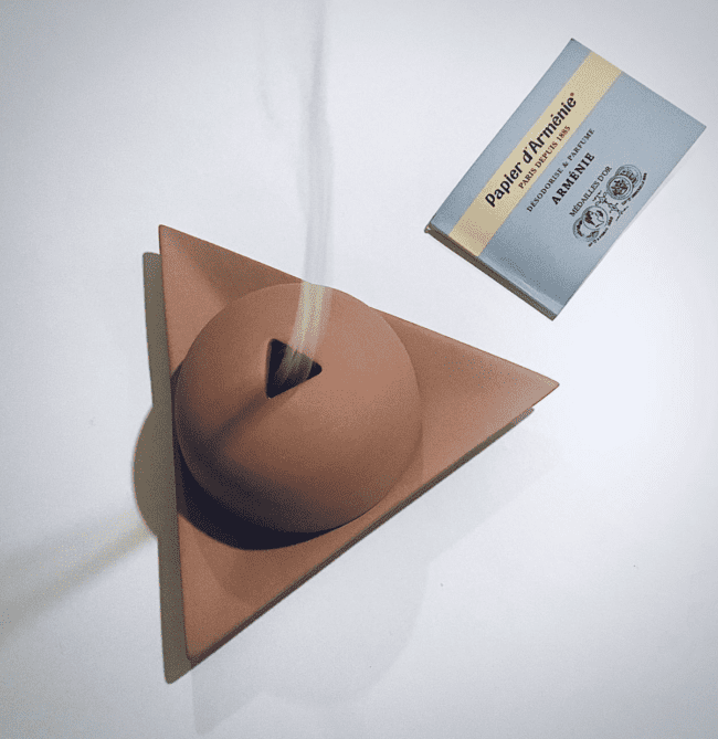 Papier d'armenie: beautiful little French booklets containing strips of perfumed incense paper, that when burned create a gorgeous perfumed scent for your home